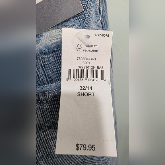 GAP Women's Curvy High Waisted Barrel Jean 32x28 - Picture 11 of 11